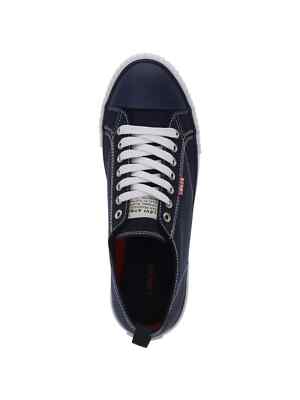 LEVI\'S Mens Navy Removable Insole Anikin Round Toe Lace-Up Sneakers Shoes 8 M LEVI main image 4