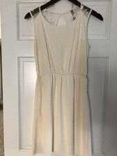Gorgeous ivory dress - worn once - medium