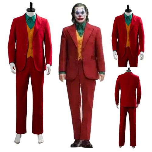 2019 Movie Joker Joaquin Phoenix Arthur Fleck Cosplay Costume Suit Halloween MEN - Bild 5 von 72