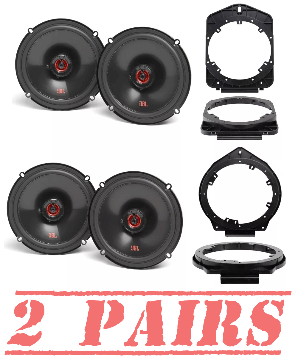 JBLClub620F speakers Front/Rear Door for 2007-2013 Silverado
