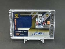 2020 Panini XR - XL Swatch Autographs - Jonathan Taylor RPA - #'D/10 - Rookie RC
