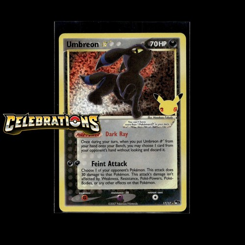 Lot de cartes Pokémon Célébrations 25ème Anniversaire ! Carte Holo Full Art Charizard comme neuve - Photo 35 sur 62