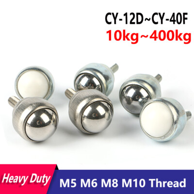 Ball Transfer Bearing Unit Casters Conveyor Roller M5 M6 M8 M10 Male Thread Bolt