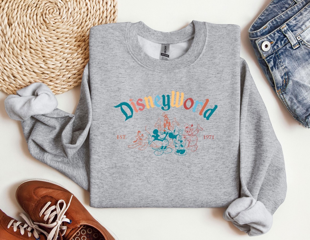 Disneyworld Est Sweatshirt Mickey and Friends Hoodie