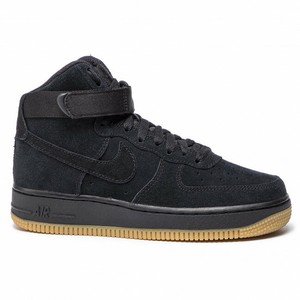 air force one negro gamuza