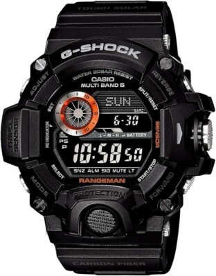 Casio G-SHOCK GW-9400BJ-1JF Men Watch Master of G RANGEMAN Solar Atomic Digital