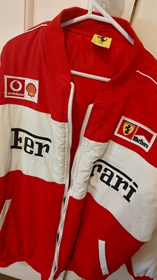 Ferrari F1 Racer Jacket | Bomber Jacket| Bike Jacket