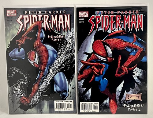 Peter Parker Spider-Man Reborn Complete Set Part 1 & 2 Marvel Comics 2003 - 第 1/3 張圖片