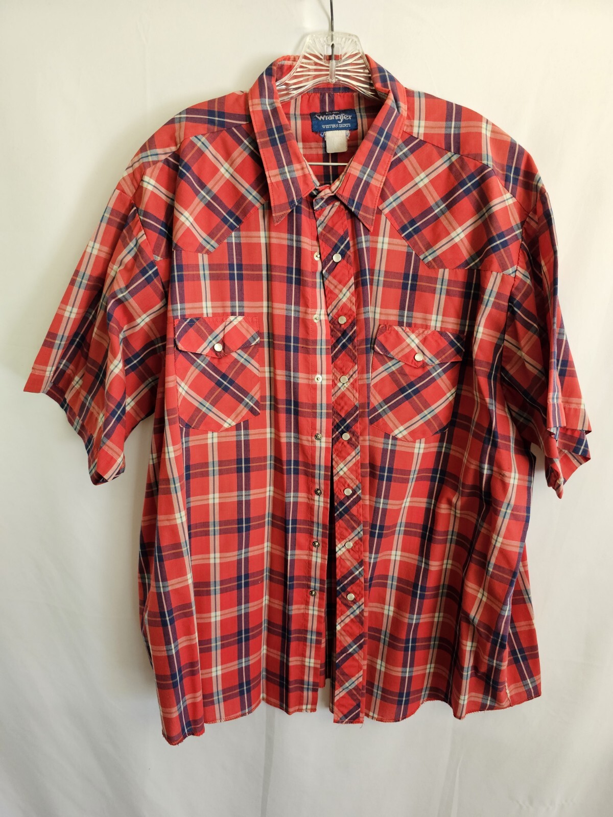 Wrangler Shirt Men's Western Button Up Pearl Snap… - image 1