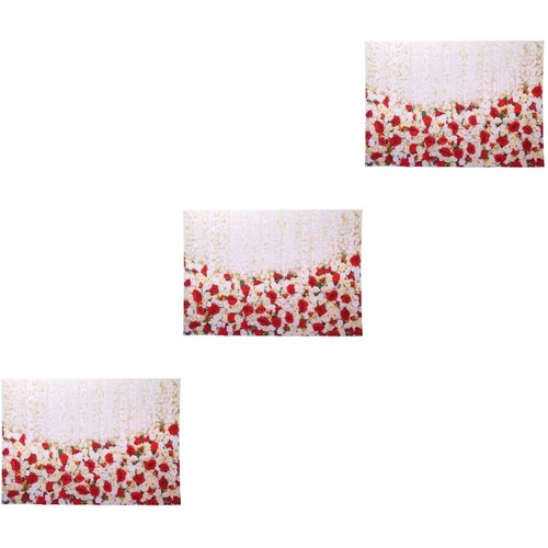 3 PCS Blumenwand Hintergrund Foto Fotohintergrund Für Bilder Baby - Bild 10 von 12