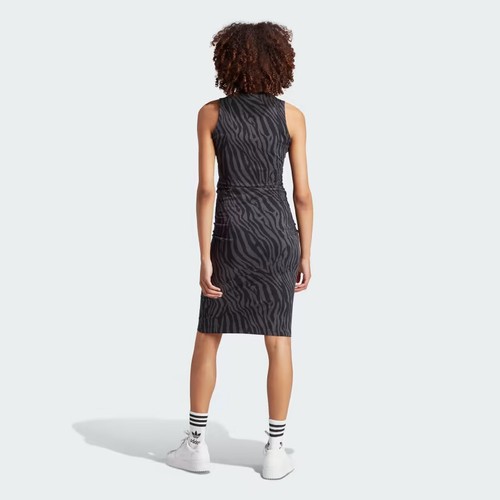 Vestido Adidas Originales Para Mujer Estampado Animal Cebra IJ7088 - Imagen 4 de 6