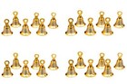 Gold Plated Decorative Hanging Bell 1.5 inch, Gold & Silver US