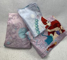 Disney Princess Little Mermaid Special Edition 3 Pc Twin Bedding Set Flat Fitted