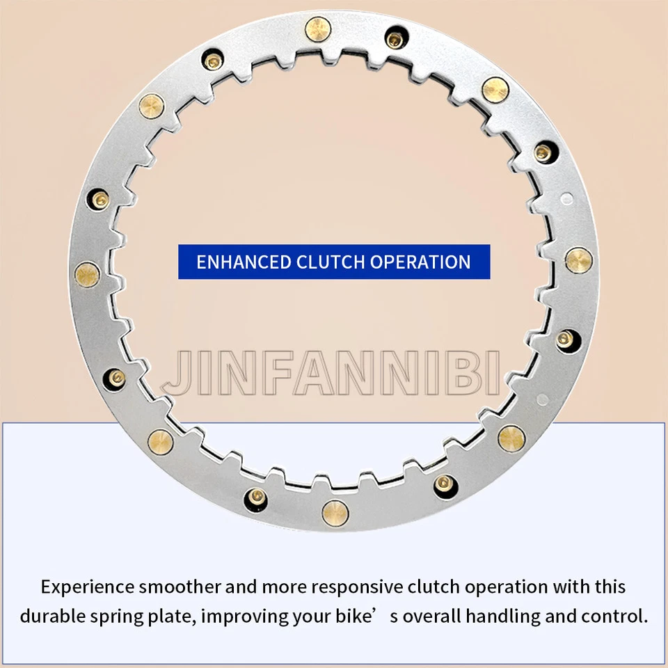 Placa de resorte de embrague para Harley-Davidson Sportster 883 1200 XL883 XL1200 1991-20 Foto 4 de 4