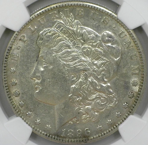 1896 O Morgan Dollar Hit List 40 VAM 19 Shifted Date NGC Certified AU 50