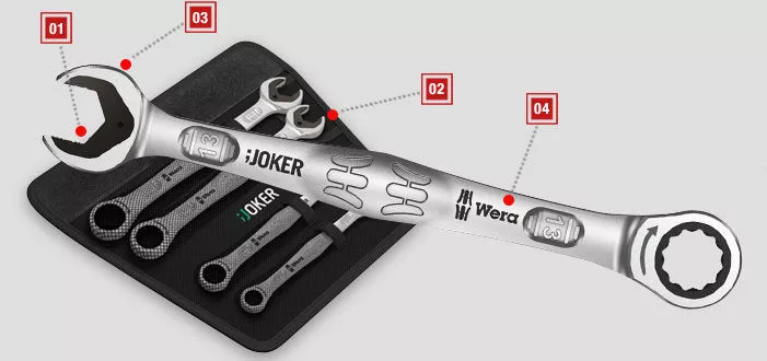 Wera Tools Sale Joker Spanner Wrench Set New Style Set Of 4