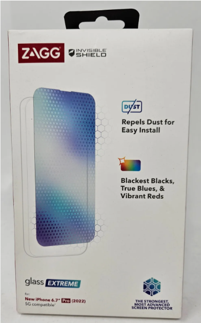 ZAGG Glass Extreme Screen Protector for Apple iPhone 14 Pro Max (6.7