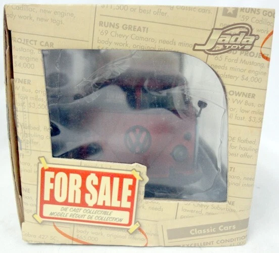 批量 2 件 罕见 Jada 玩具待售系列 压铸大众 1: 24 比例模型车 — 第 3/4 张图片