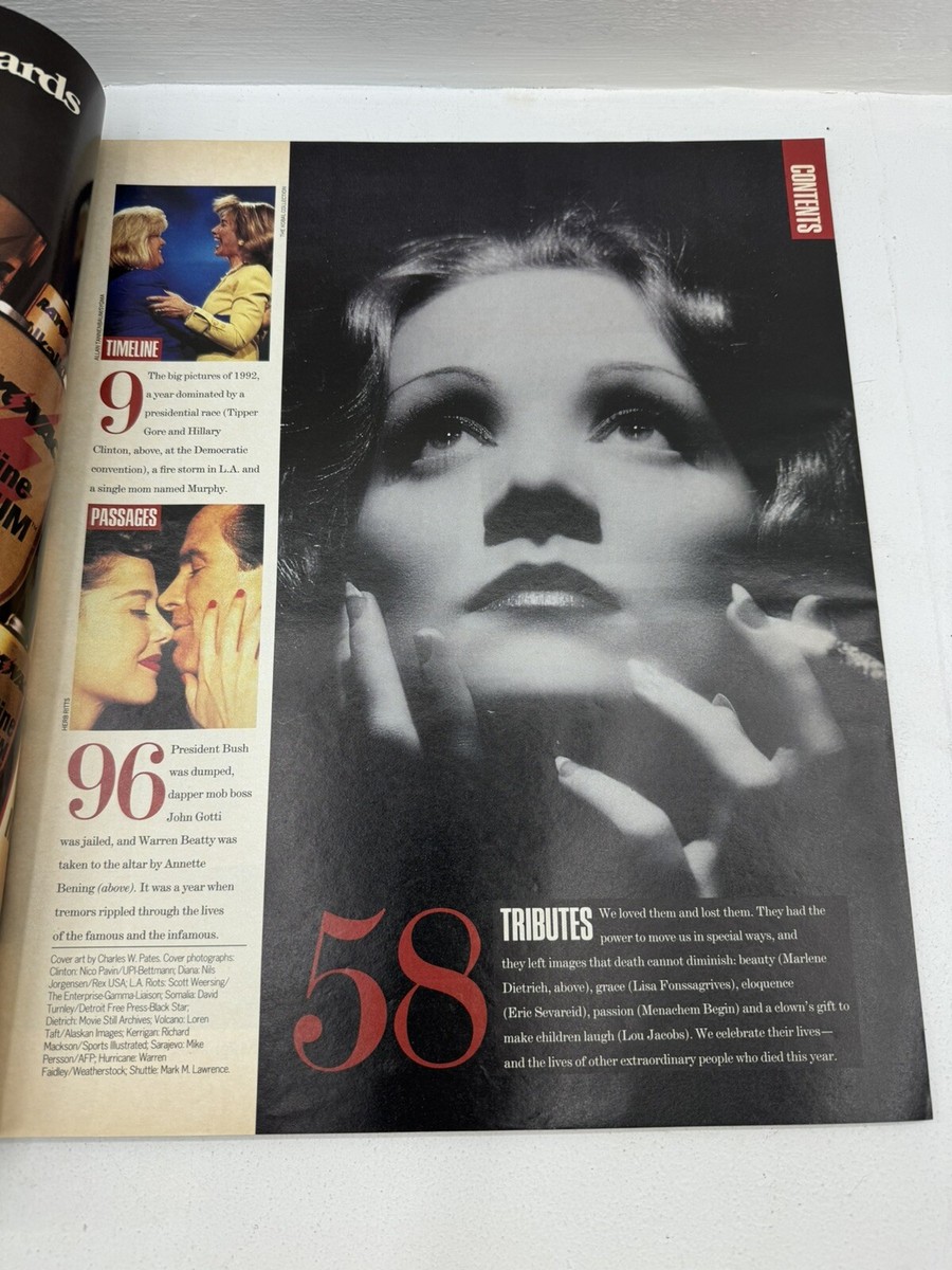 Life Magazine January 1993 The Year In Pictures Collectors Edition
