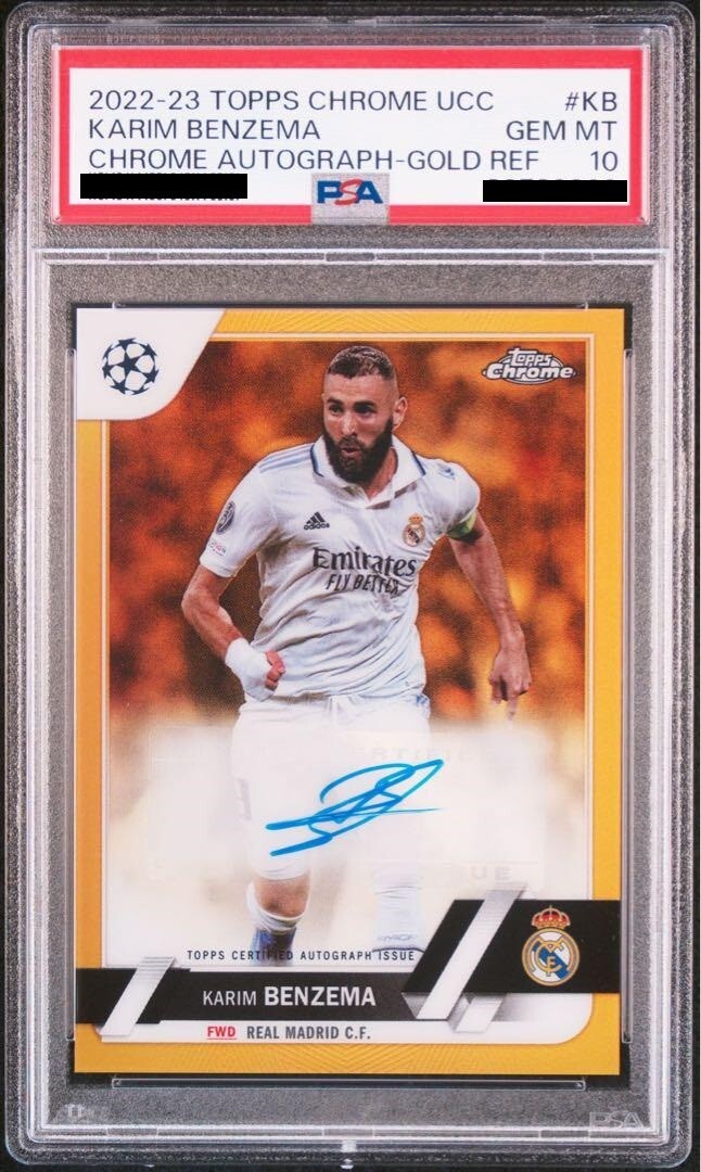 Topps Chrome Benzema Auto Psa10 | eBay