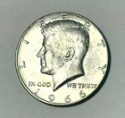 1966 USA SILVER 50C Kennedy Half Dollar Coin! HIGH GRADE!