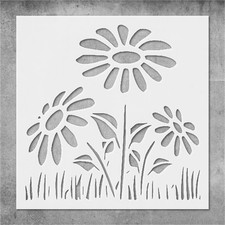 Reusable Flower Bouquet Wall Art Stencil Template - StencilAir