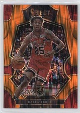 2022-23 Panini Select Premier Level Orange Flash Prizm Dalen Terry #188 1hc0