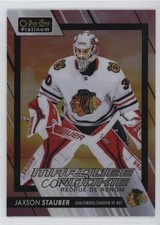 2023-24 O-Pee-Chee Platinum Marquee Rookies Sunset Jaxson Stauber #252 09wc