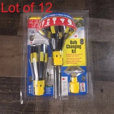 Lot of 12 Bayco LBC-600 Incandescent Light Bulb Changer Kit 3-Piece *NO HANDLE*