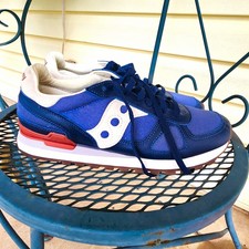 Saucony Shadow Blue/White Worn Once Mens 9.5/Women's 11