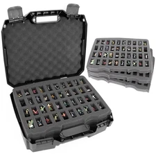 CASEMATIX Miniature Carrying Case – Hard Shell Warhammer DnD Storage 120pcs