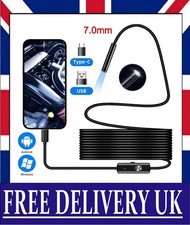 USB Type C Endoscope Borescope Snake Inspection Camera 3 in 1 for Phone Android