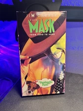 The Mask 1994 VHS Comedy Film Jim Carrey, New Line/Turner Home Entertainment