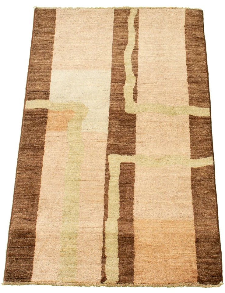 3'1" x 5'7" Hand Knotted Oriental Carpet Traditional Wool Area Rug - Image 3 of 4