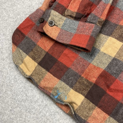 LL Bean Flannel Shirt Mens 2XL Plaid Traditional Fit Chamois Outdoors 277981 - Picture 2 of 8