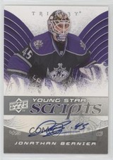2008-09 Upper Deck Trilogy Young Star Scripts Jonathan Bernier #YS-BE Auto 1e15