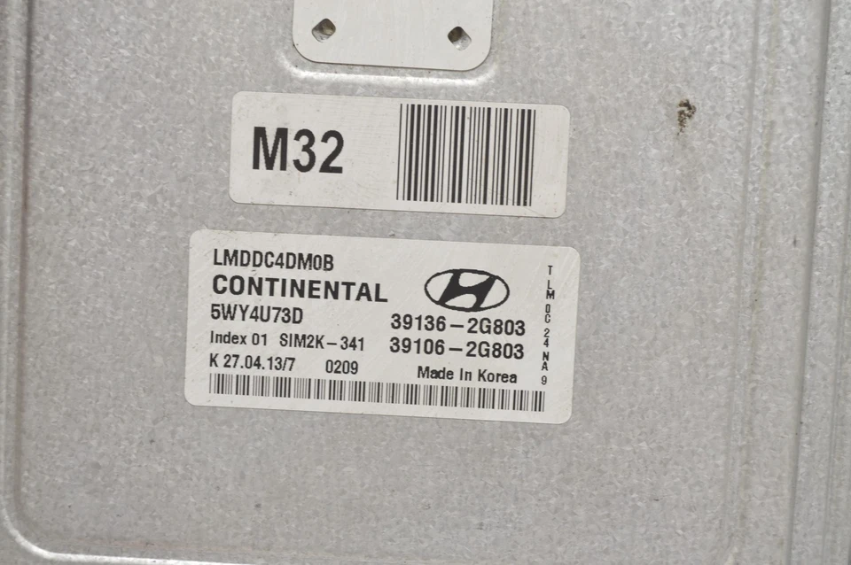 Unidade módulo de controle do motor 2010-2013 Hyundai Tucson 39136-2G803 Ecm C79 041 - Imagem 3 de 4
