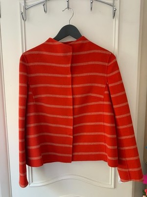 Max Mara Jacke Wolle Rot - Größe ITA 44