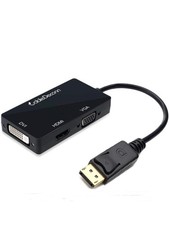 3 In 1 Displayport DP Male To HDMI/DVI/VGA Female Adapter Converter Cable 1080P