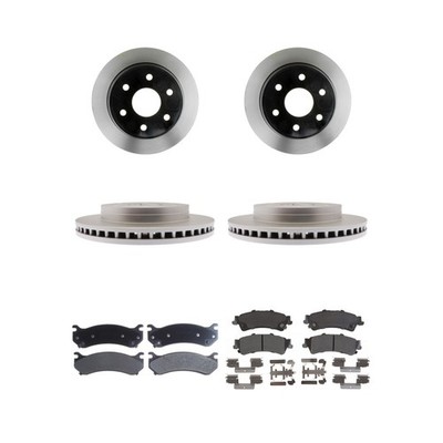 ACDelco Disc Brake Pads and Rotors Kit Front Rear For 00-02 Chevrolet Suburban