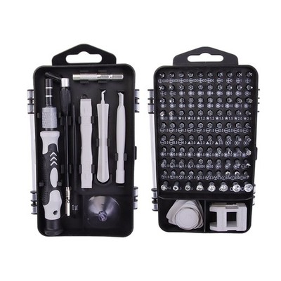 Magnetic Precision 115 in 1 Repair Screwdriver Set PC Phone Electronics Tool Kit