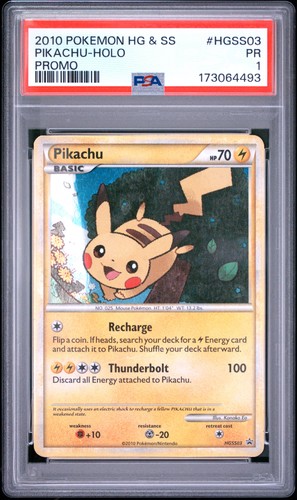 Pikachu graded PSA 1 for sale on eBay
