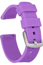 GadgetWraps 20mm Quick Release Silicone Watch Band  Pastel Purple, Compatible