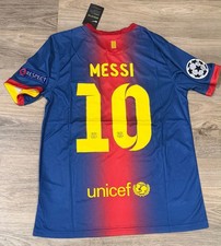 Lionel Messi #10 FC Barcelona Jersey UEFA Champions League Size Xl