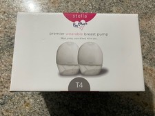 Stella T4 Premier Wearable Breast Pump. Wear, Pump, Store,  Feed All-In-1