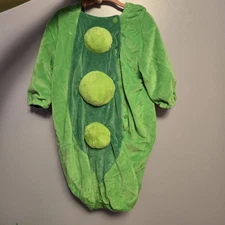 Pea Pod Halloween  Costume Infant Bunting 0-6Months One Piece