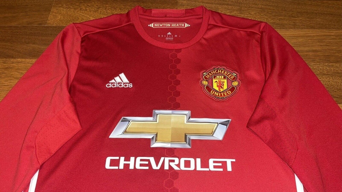 MANCHESTER UNITED ADIDAS 2016/2017 SOCCER JERSEY #10 ROONEY SIZE