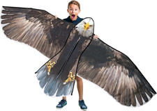 Bald Eagle Huge Kite for Kids and Adults Single Line String Easy to Fly for Beac
