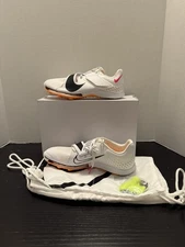 Nike Air Zoom LJ Elite Long Jump White Track Spikes CT0079-101 Men's Size 9