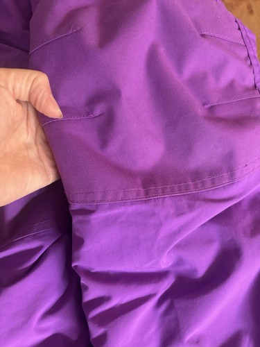 Lands End Girls Sz M 14 10-12 Fuscia Purple Squall Ski Snow Jacket Coat + Pants - Picture 7 of 10
